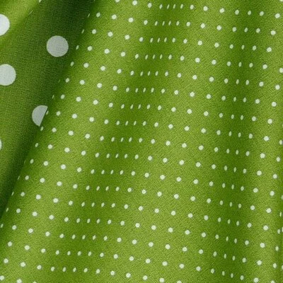 Printed Cotton - Petit Dot Green