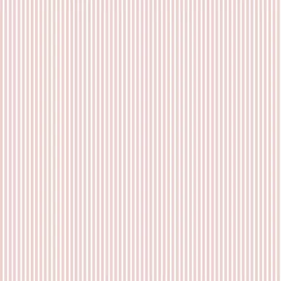 Printed Cotton poplin - Petit Stripe Light Rose