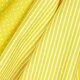 Printed Cotton poplin - Petit Stripe Yellow