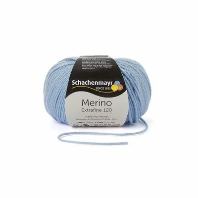 Wool Yarn - Merino 120 Baby blue 00152