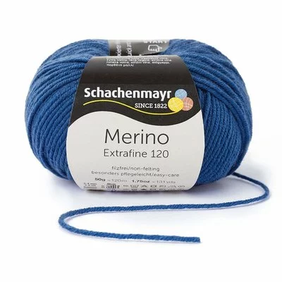 Wool yarn - Merino Extrafine 120 Jeans 00154