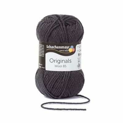 Wool Yarn Wool85 - Antracit 00298
