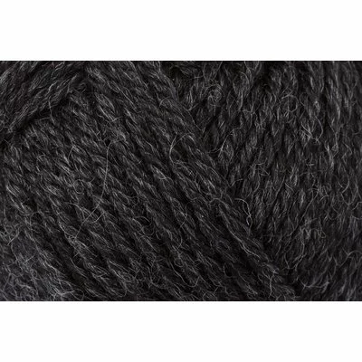 Wool Yarn Wool85 - Dark Grey Melange 00297