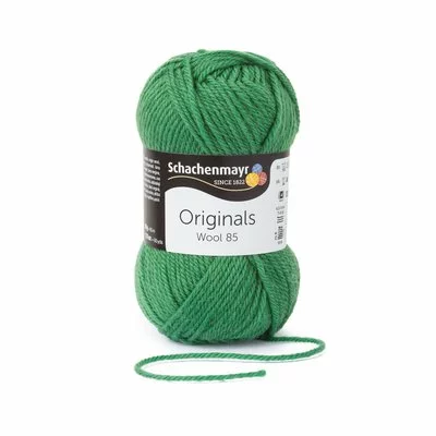Wool Yarn Wool85 - Leaf Green 00278