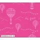 Bumbac Imprimat - Balloons Pink