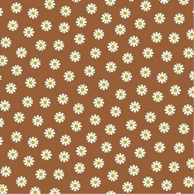 bumbac-imprimat-daisy-flower-brique-35750-2.webp