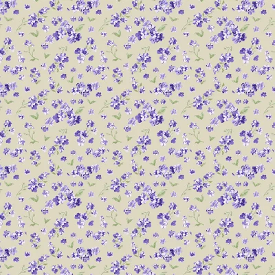 Bumbac imprimat digital - Lilac Blooms Sand - cupon 147x50cm