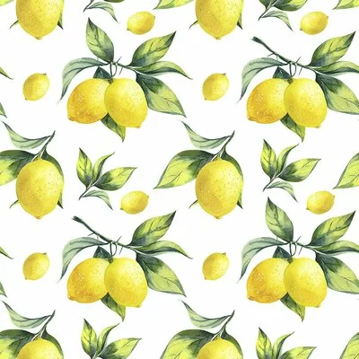 Bumbac Imprimat digital - Lemons