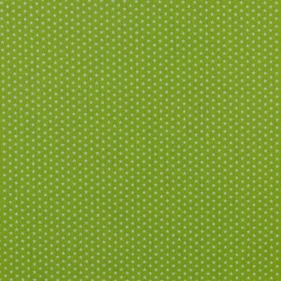 Bumbac imprimat - Mini Stars Green - cupon 50cm