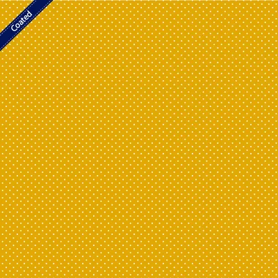 Bumbac peliculizat - Petit Dots Yellow - cupon 60 cm