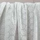 Bumbac subtire cu broderie Deluxe White