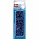 Capse rotunde din plastic - Royal Blue - pachet 30 buc