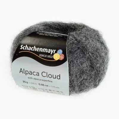 Fir de tricotat Alpaca Cloud - Charcoal 00098