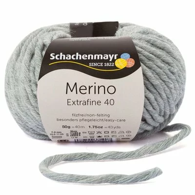 Fir lana - Merino Extrafine 40 - Light Grey 00390