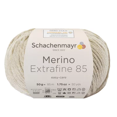 Fir lana Merino Extrafine 85 - Beige melange 00206