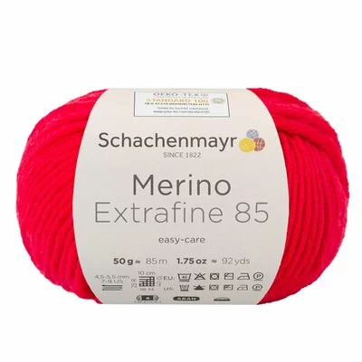 Fir lana Merino Extrafine 85 - Cherry 00231