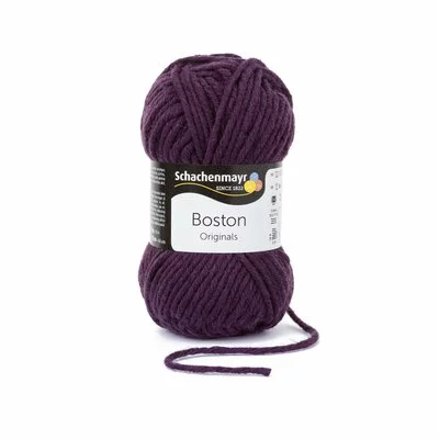 Fire lana si acril Boston-Eggplant 00149