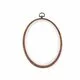 Gherghef oval pentru broderie - 16.5 x 23 cm