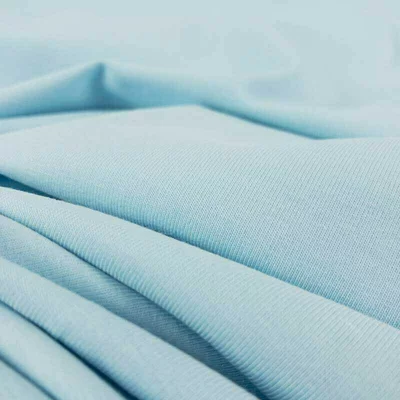 Jerse bumbac uni - Baby Blue
