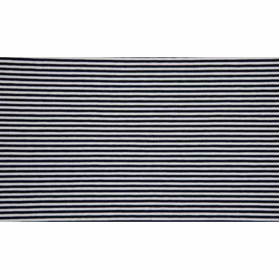 Jerse de bumbac - Stripes Navy 0.3 cm