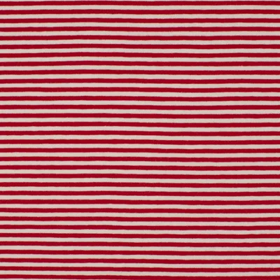 Jerse de bumbac - Stripes Red 0.3 cm - cupon 80cm