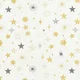 Material bumbac Craciun - Twinkle Stars Ivory