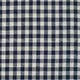 Material bumbac - Gingham Navy 10mm