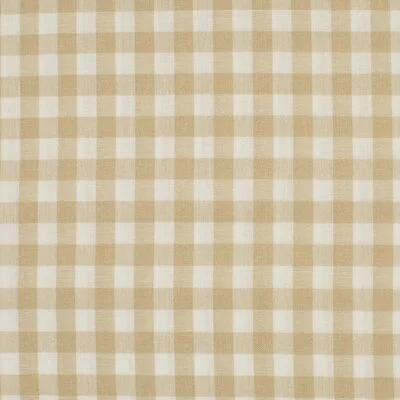 Material bumbac - Gingham Sand 10mm