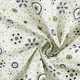 Material bumbac - Ivory Scandi Snowflakes