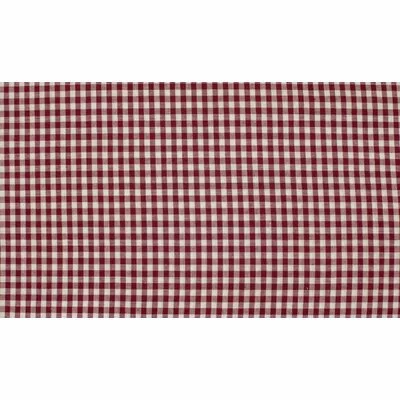 Material bumbac - Small Gingham Bordeaux 5mm