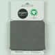 Material pentru mansete din bumbac organic 135 x 7cm - Grey