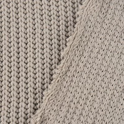 Material tricotat din bumbac - Beige