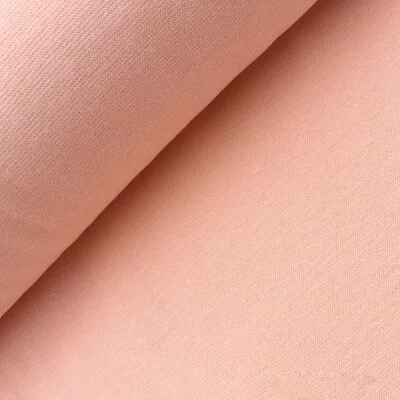 Material tubular Rib / patent mansete Organic - Soft Pink