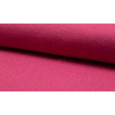 Material tubular Rib pentru mansete - Red Melange