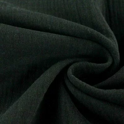 Muselina Organica GOTS - Black