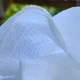 Panza topita bumbac Anuca Alb - cupon 50 cm