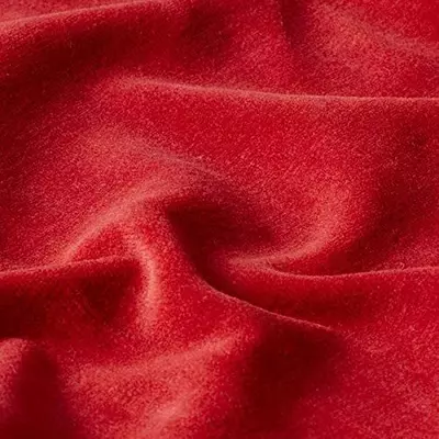 Plush bumbac Nicky Velour - Red 08048.006