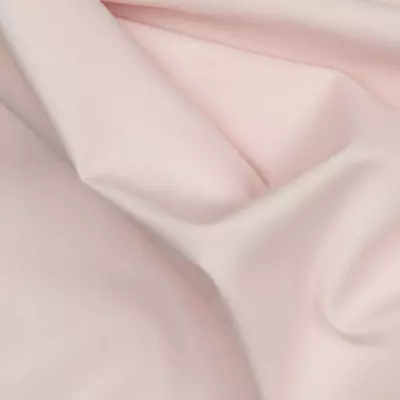 Poplin bumbac Organic uni -  Light Rose - cupon 32 cm