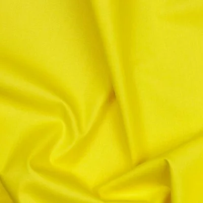 Poplin bumbac Organic uni - Yellow