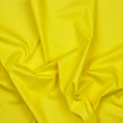 Poplin bumbac Organic uni - Yellow