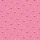 Poplin imprimat - Bees & Flowers Pink