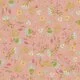 Poplin imprimat - Lovely Flowers Salmon