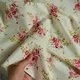 Poplin Rose Bunch Ivory