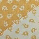 Tesatura jaquard cu doua fete - Elephants Ochre
