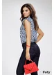 Blugi dama premium conici elastici indigo neprespalati cu efect push-up 
