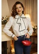 Blugi dama premium evazati albastru inchis cu talie inalta si material fin elastic