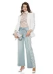 Bluza dama eleganta alba din dantela chantily premium elastica