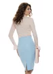 Fustă Fofy eleganta conica baby blue