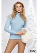 Helanca dama bleu din material fin și delicat