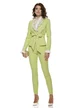 Pantaloni Fofy dama eleganti lime cu talie inalta si croi conic